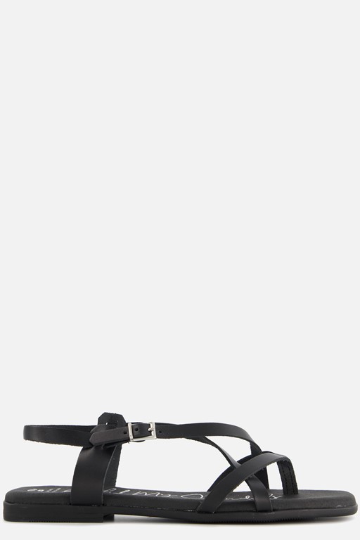 Oh My Sandals Athena Sandalen zwart Leer