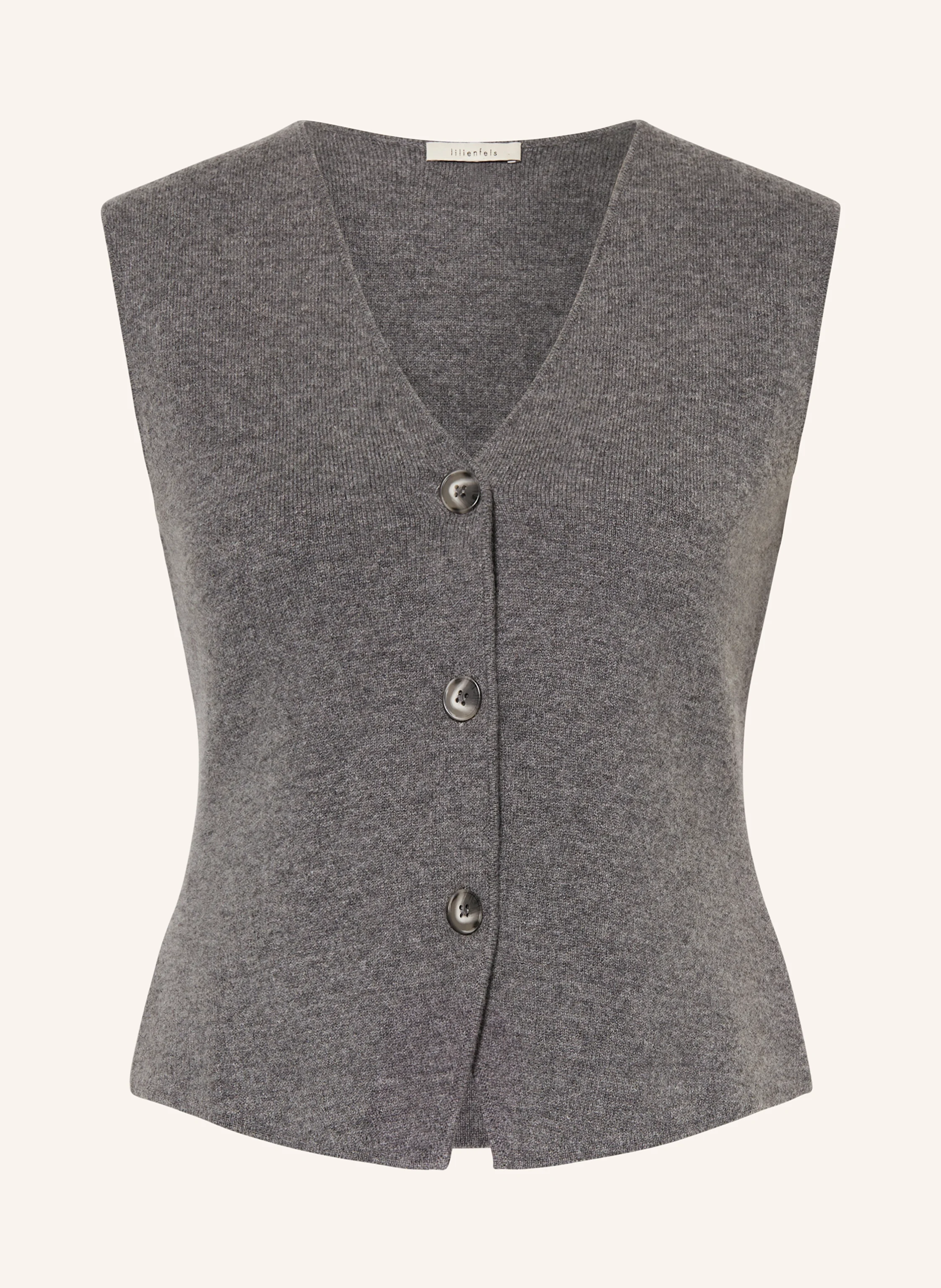 lilienfels Strickweste mit Cashmere