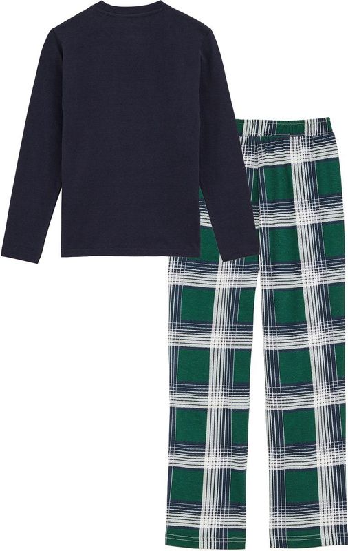 WE Fashion - Blue Ridge - Pyjama - Blauw - Katoen