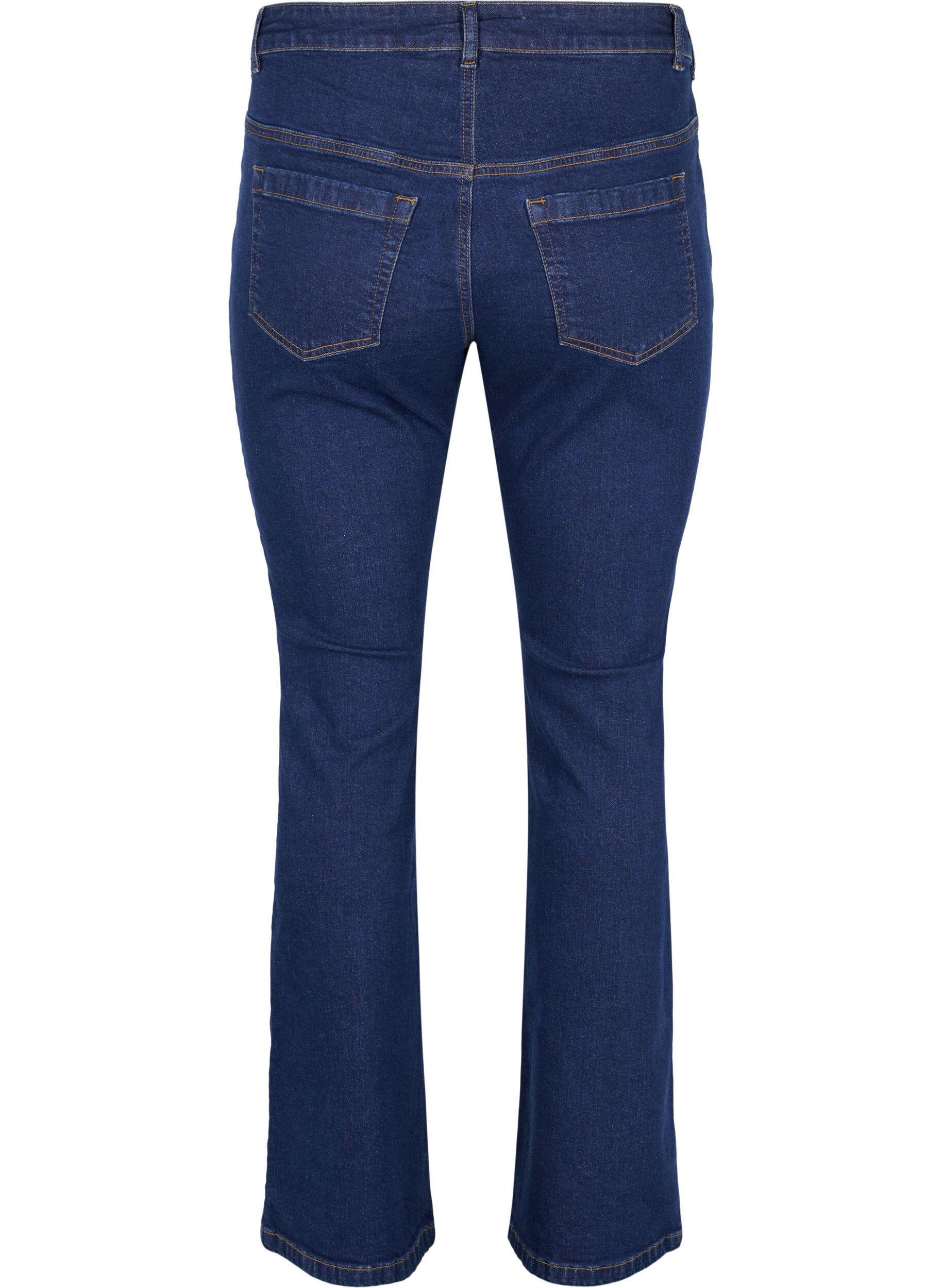 Ellen bootcut jeans med høj talje
