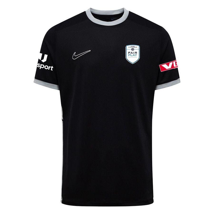 NFF Arbitre Nike T-shirt d'Entraînement Academy 25 - Noir/Gris/Blanc