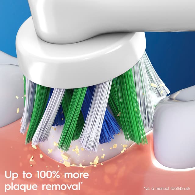 Oral-B Cross Action-tandbørstehoveder 321217 (5-pak, hvid)