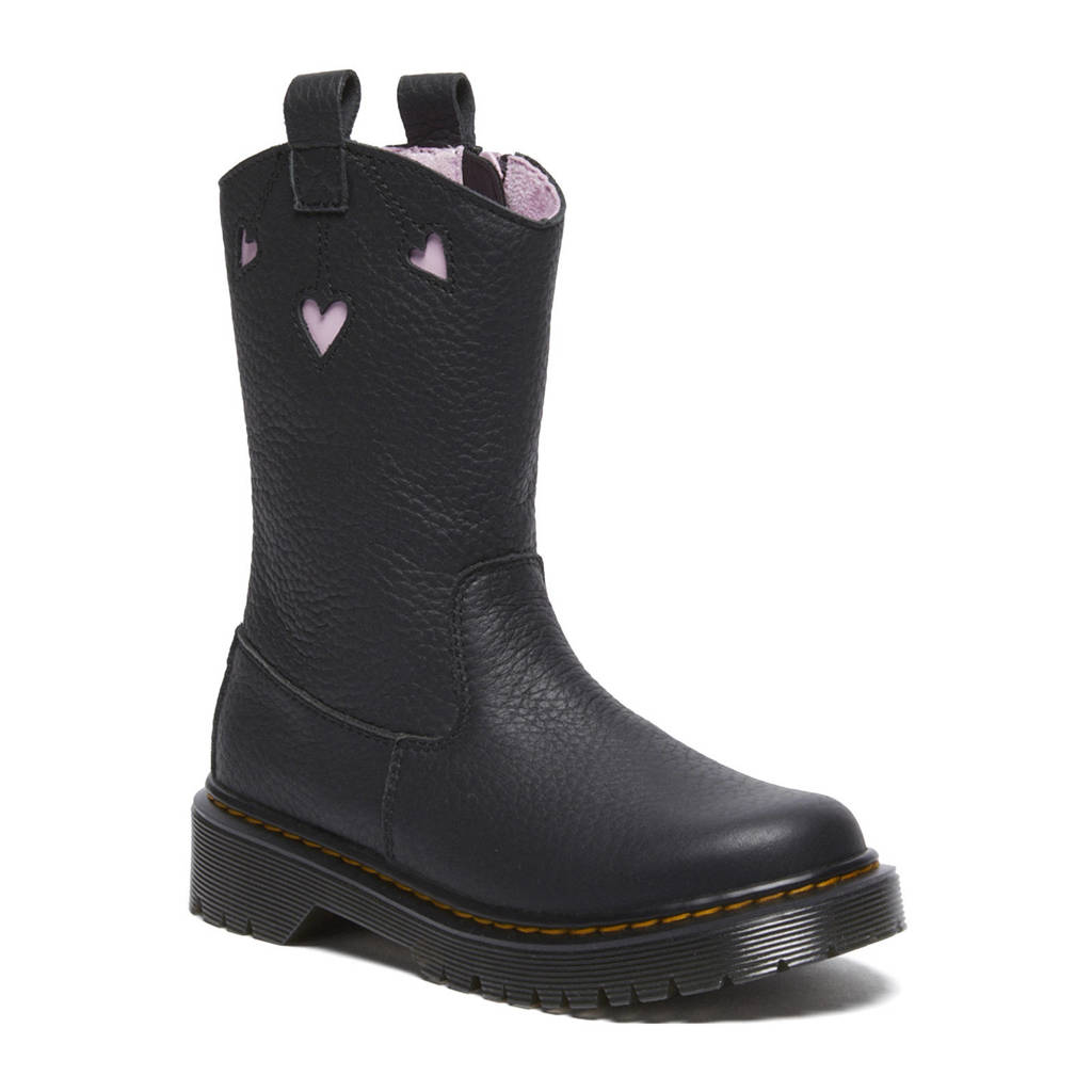 Dr. Martens Bex Heart P-O Boot Jleren enkellaarzen zwart/lila