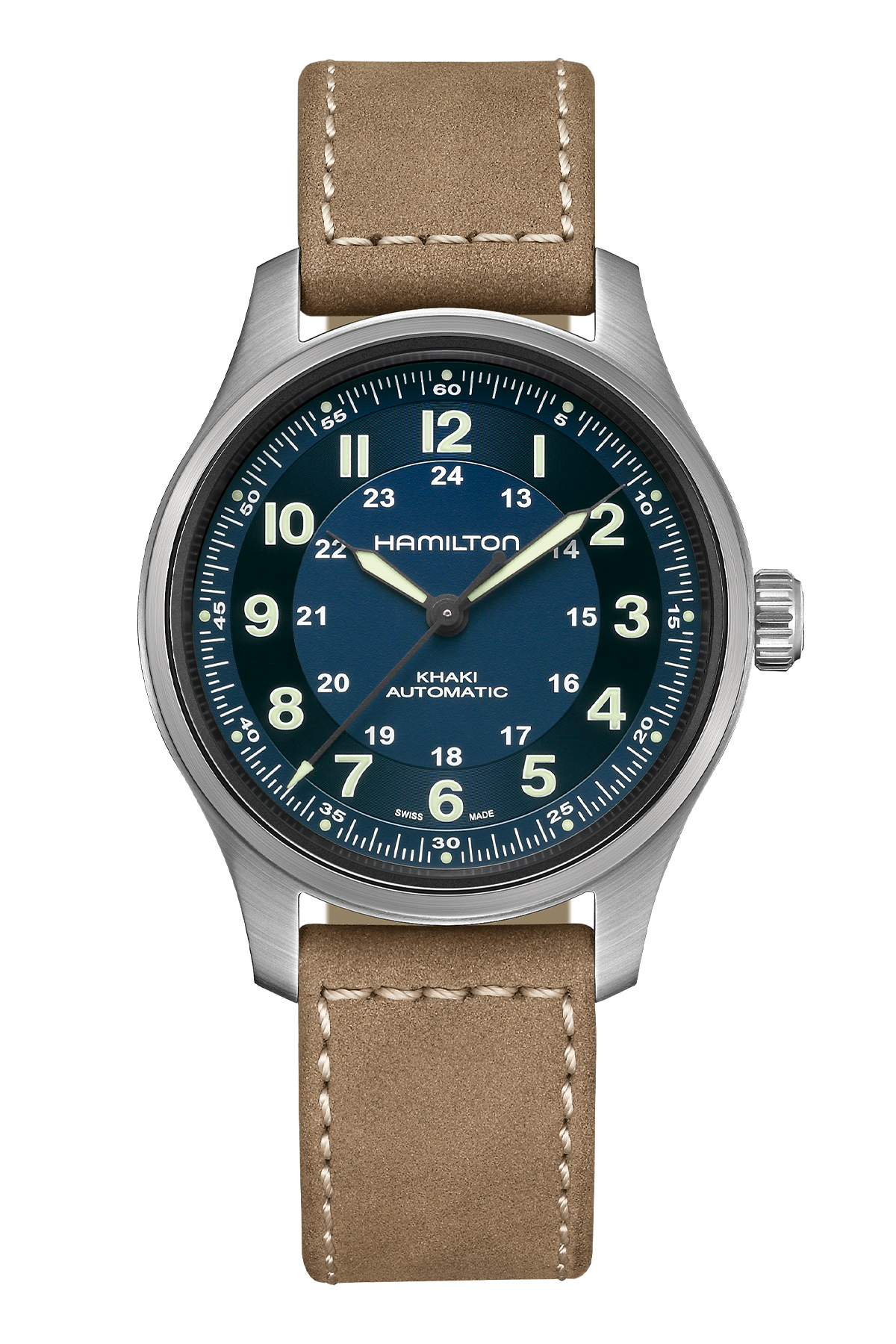 Hamilton Khaki Field Titanium Braun H70545540