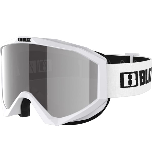 Masque de ski BLIZ LINER WHITE-BLACK LOGO/PINK&SILVER MIRR