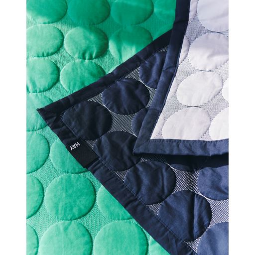 HAY Mega Dot Sengetæppe, Midnight Blue, 260x260 cm