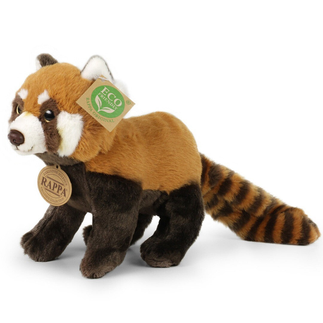 Rappa knuffelpanda rood - 20 cm