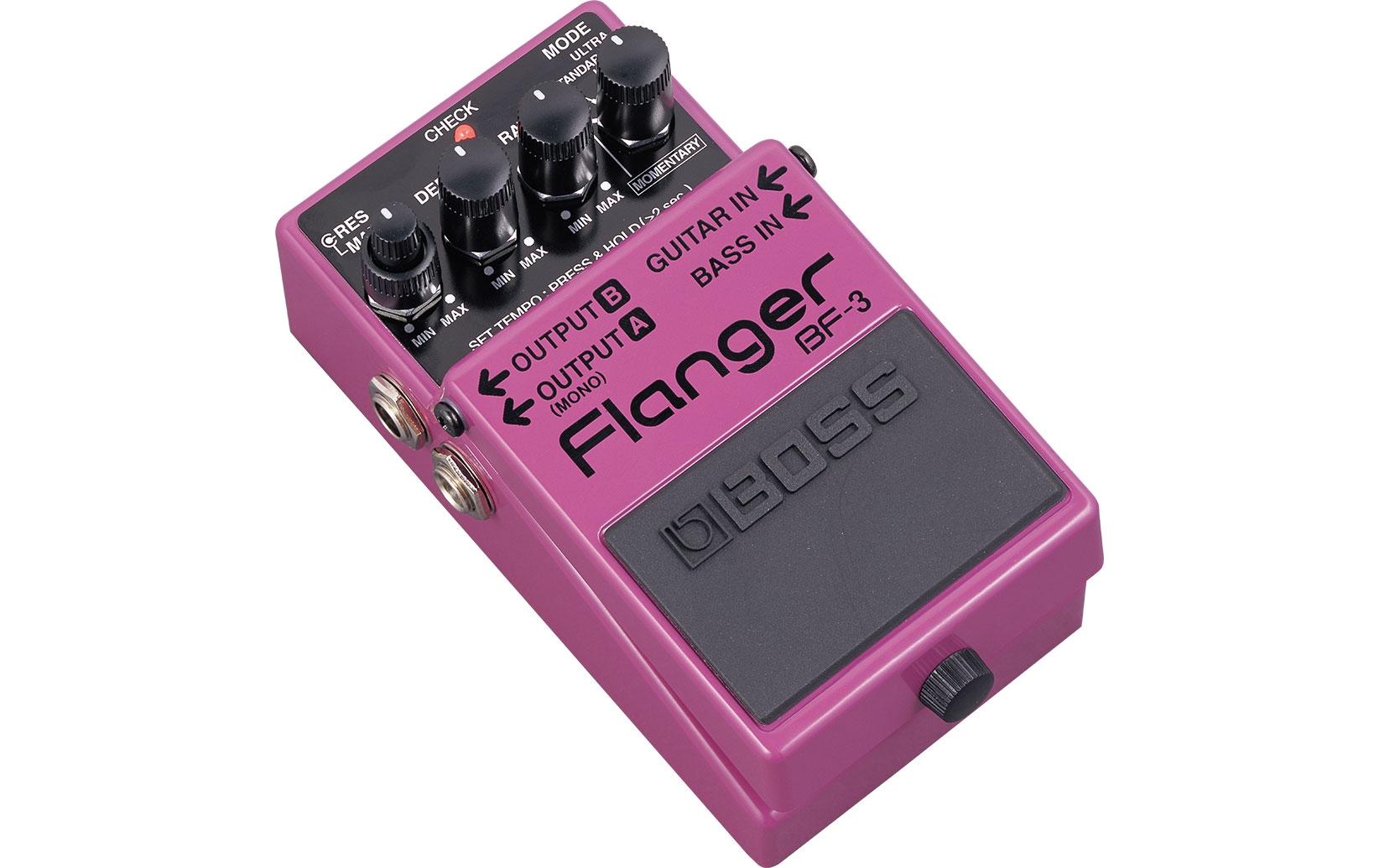 Pedal BF-3<br>Flanger-Effektpedal mit neuen Sound-Effekten