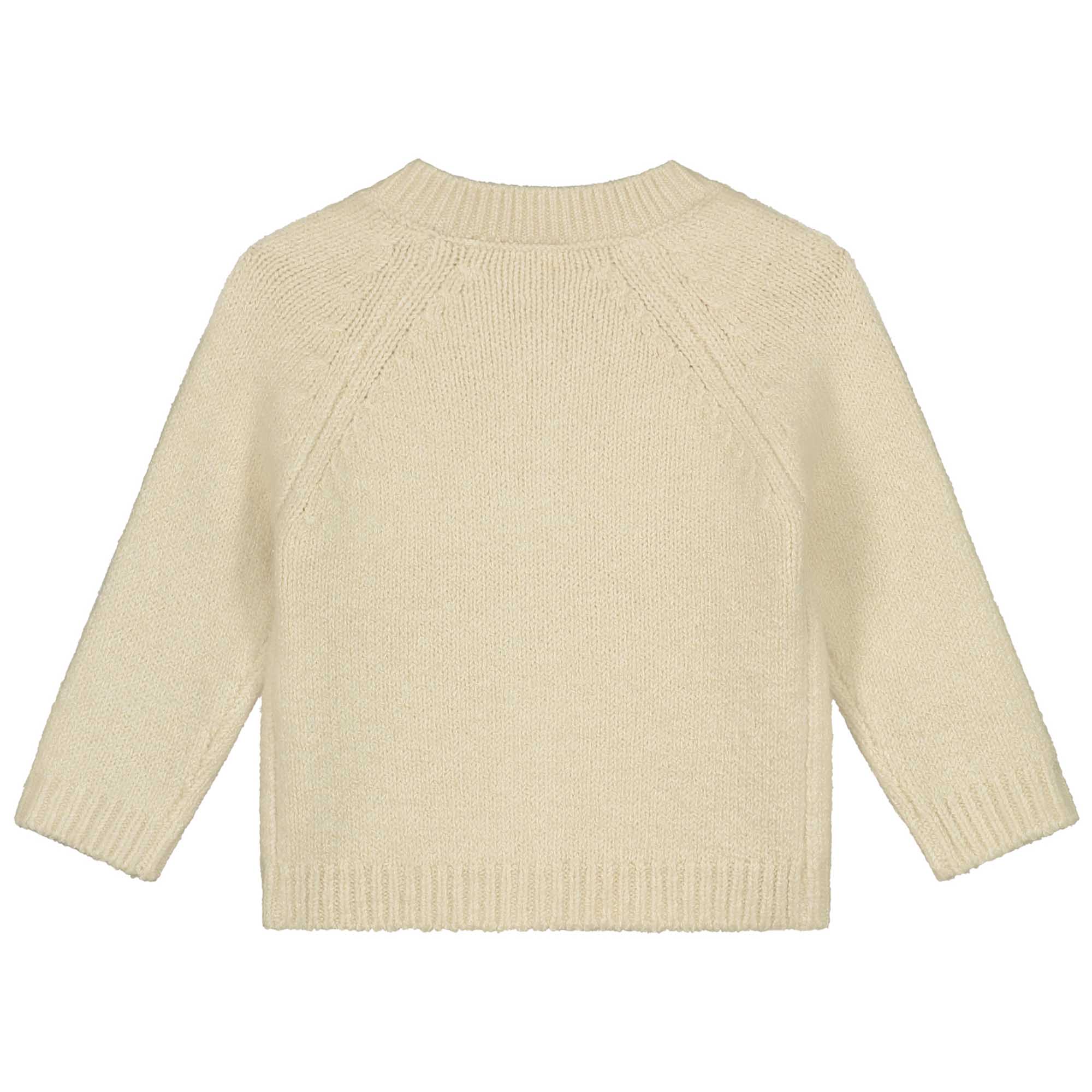 Prénatal newborn vest lange mouwen effen beige