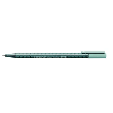 STAEDTLER® 334-82 triplus Fineliner, dreikant, 0,3 mm, silbergrau