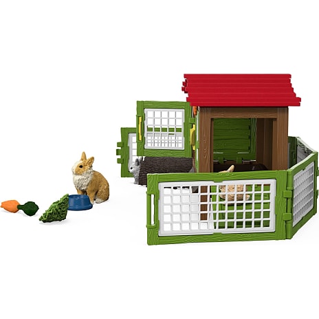 Schleich kaninbur-sæt 42728