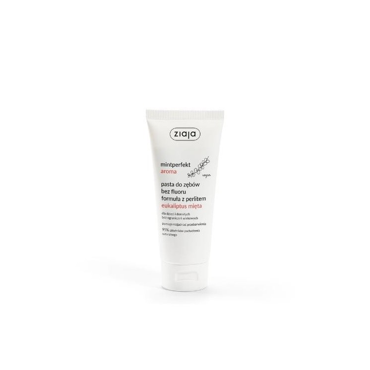 Ziaja Mintperfekt Aroma Fluoridfreie Zahnpasta Eukalyptus und Minze 100 ml