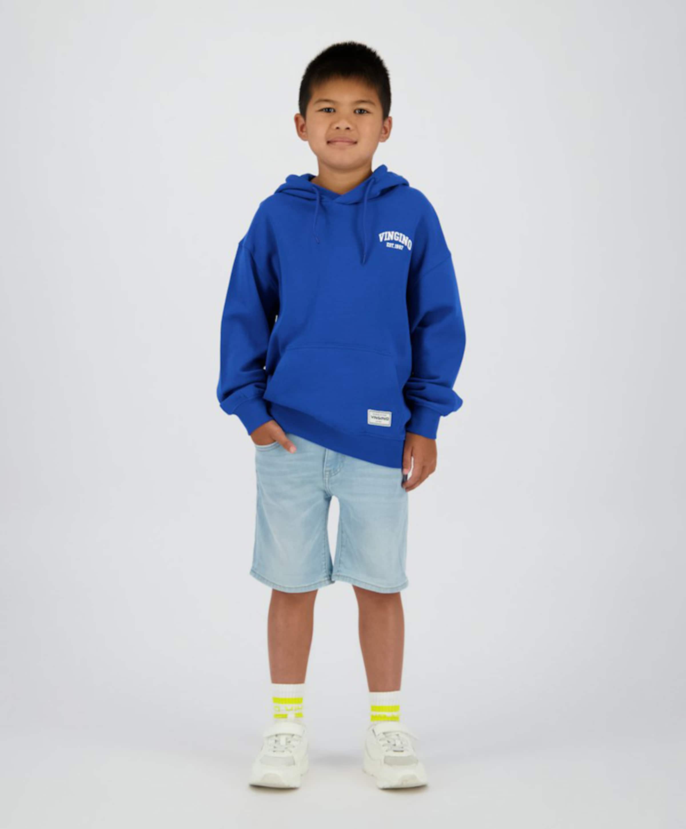 Vingino Cesare jongens korte broek blauw
