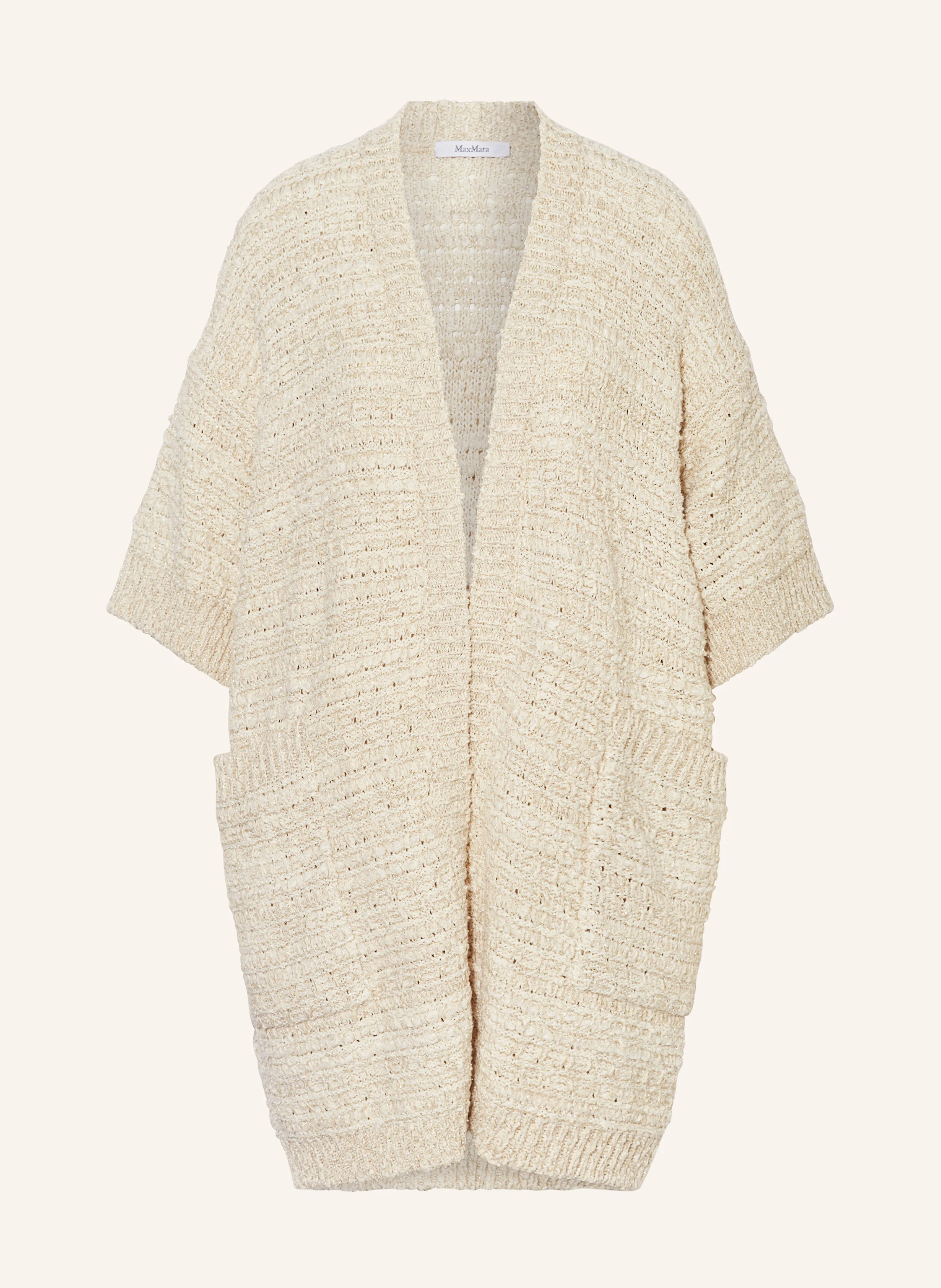 Max Mara Strickhülle ZULMA mit Glitzergarn und 3/4-Arm