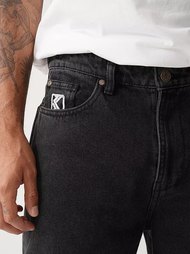 KARL KANI Jeans Baggy Fit  schwarz