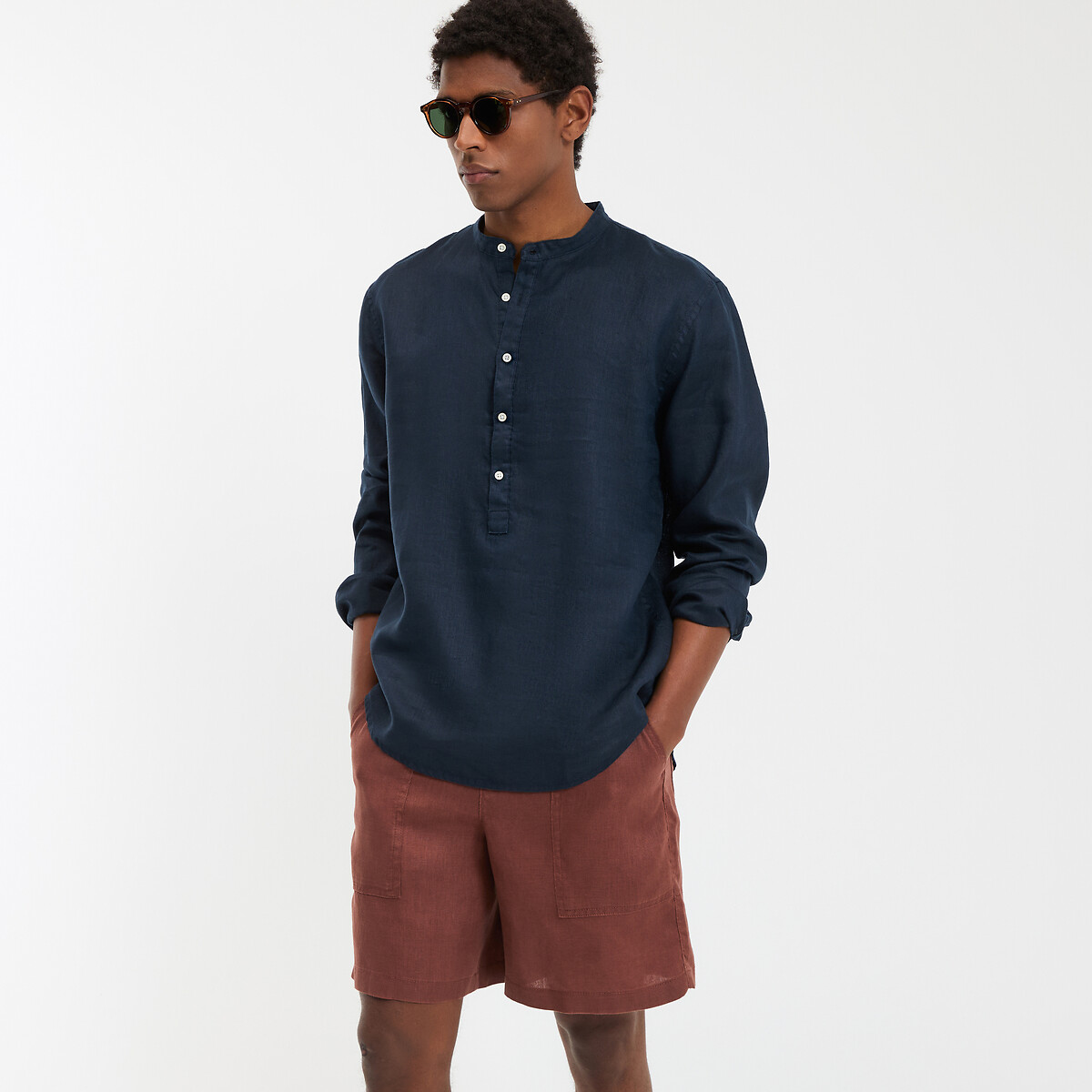 COLEÇÕES LA REDOUTE<br>Camisa de linho