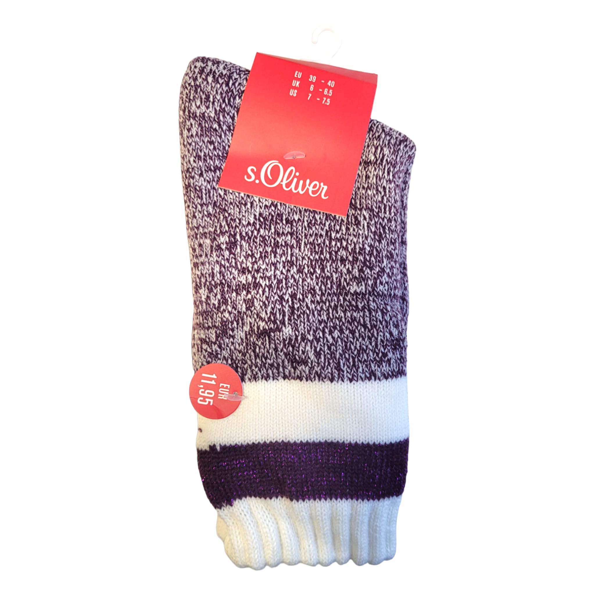 Kuschelsocken mit Teddyfellfütterung von s.Oliver UVP 11,95 Größe 39-40