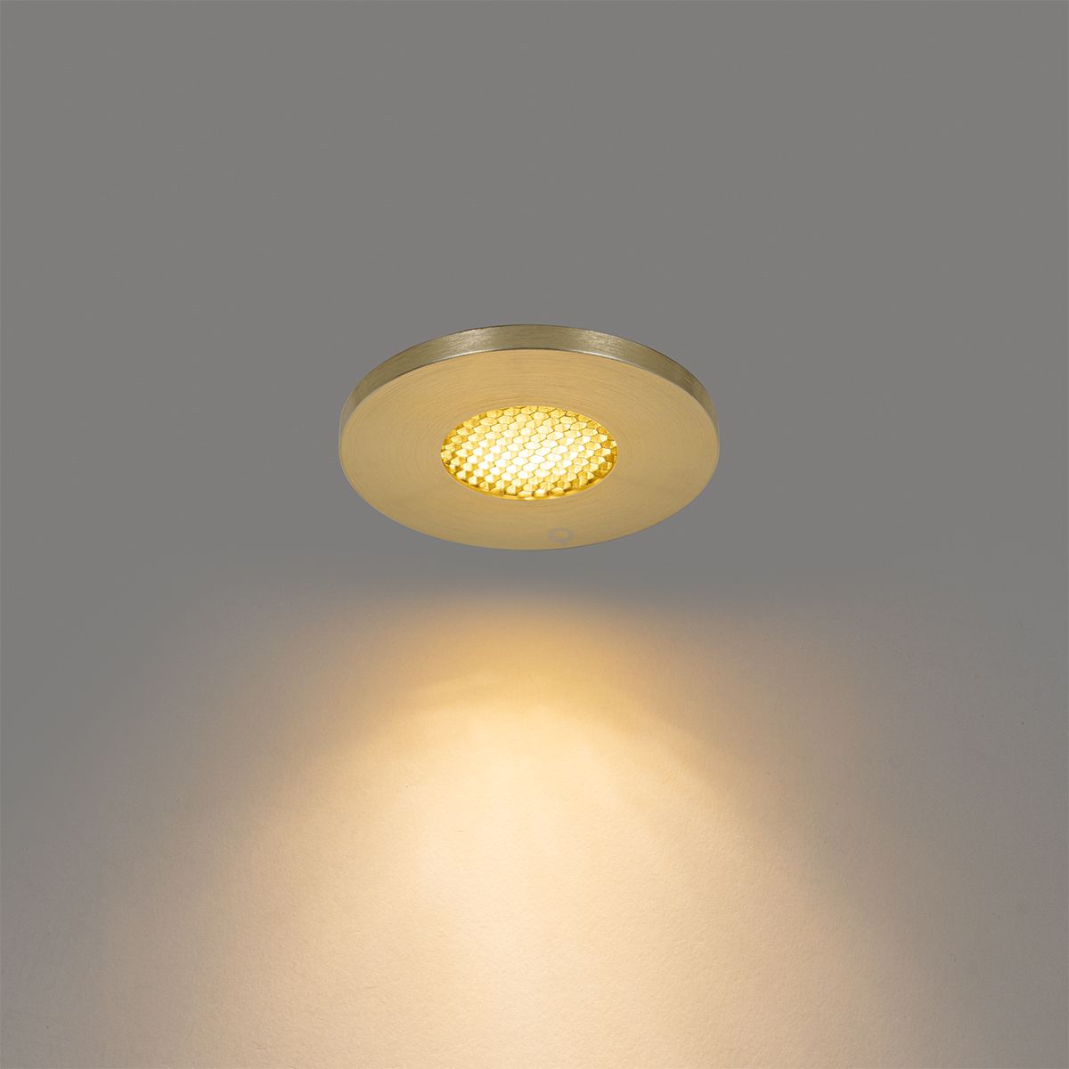 Moderne badkamer inbouwspot goud IP54 - Shed Honey