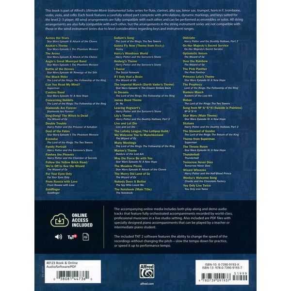 Alfred Music Publishing Ultimate Movie Solos Trombone