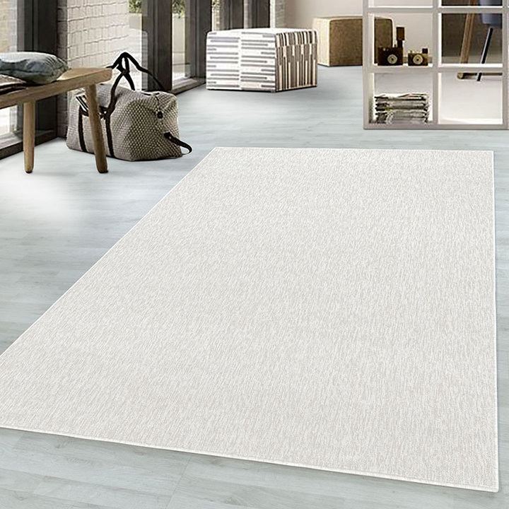 Laagpolig vloerkleed - Nani Creme/Wit | Ruim assortiment