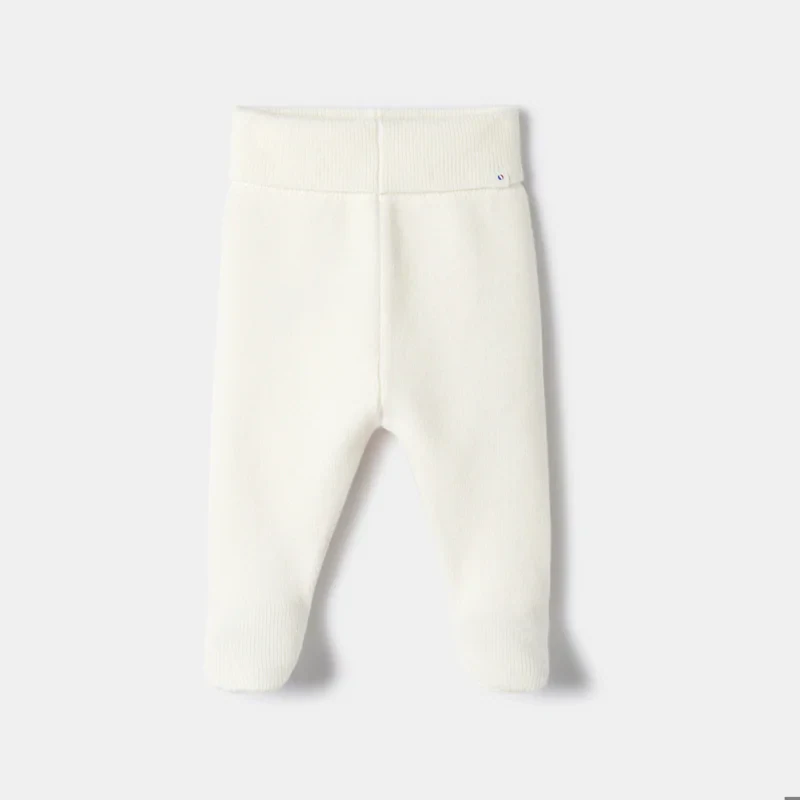 Ensemble 2 pièces en tricot blanc naissance Absorba Blanc