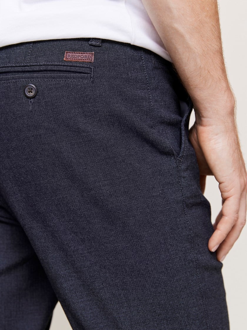Christer herringbone chinos After Dark