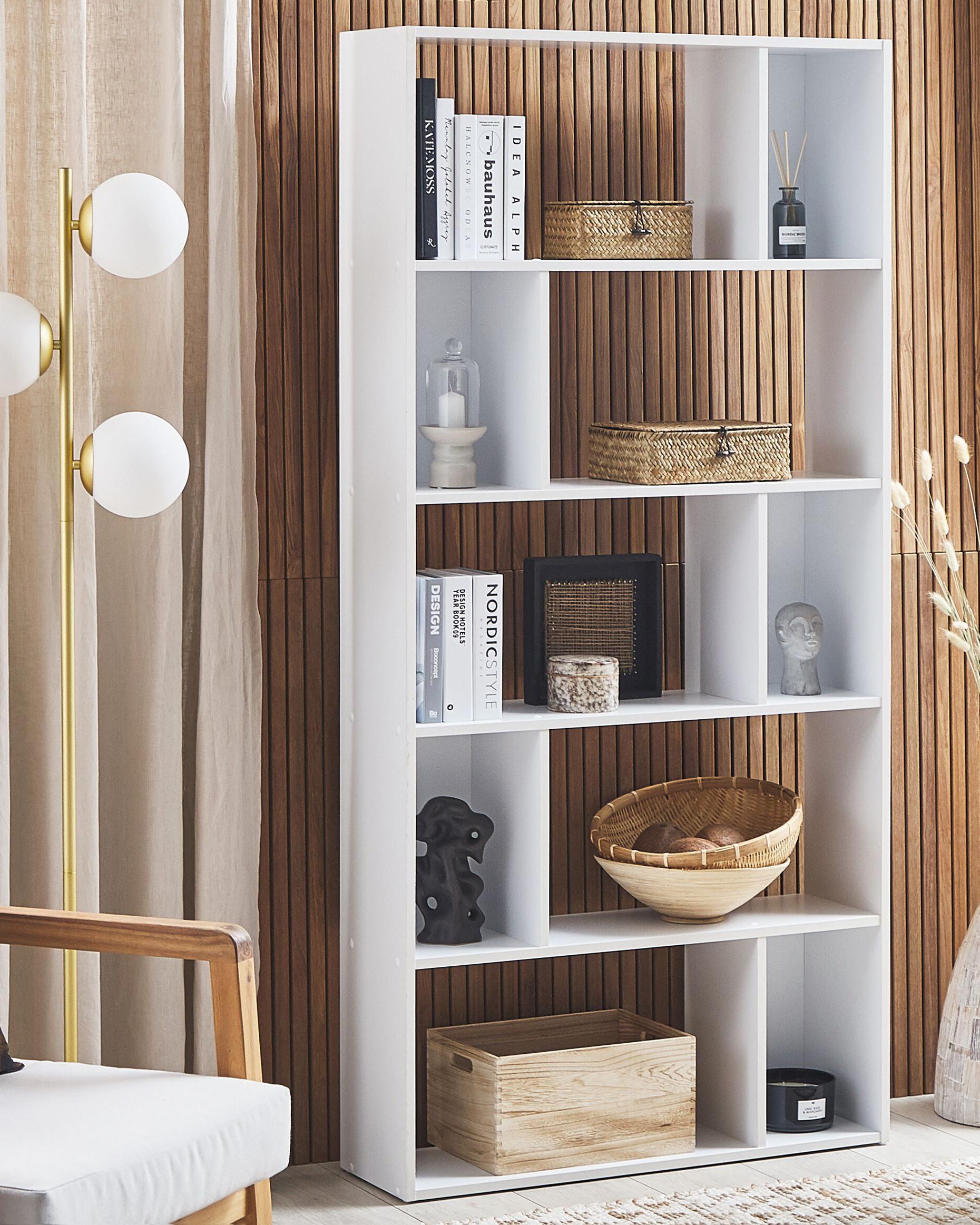 Boekenkast met 5 planken ORILLA 174 cm Wit