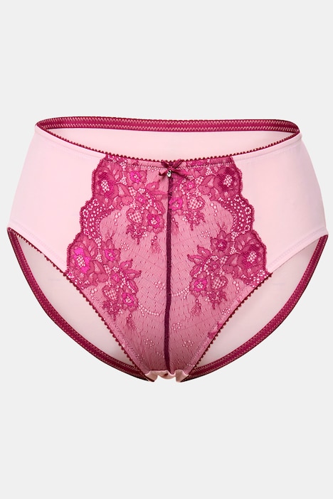 Midislip, Mesh, Spitze, Mikrofaser, höher geschnitten