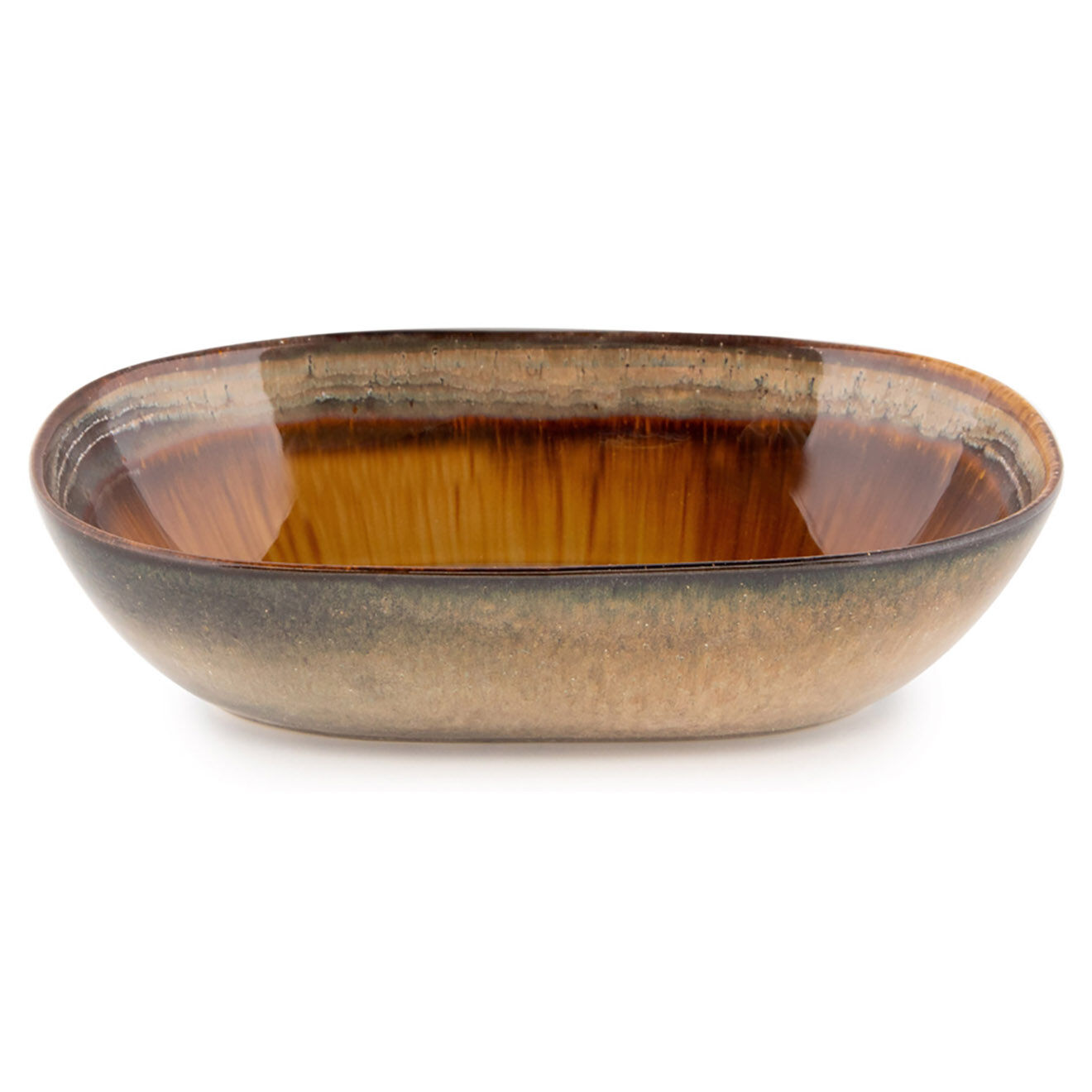 Bazar Bizar 4 Bols ovales Comporta multicolore  - 25x16x6.5 cm