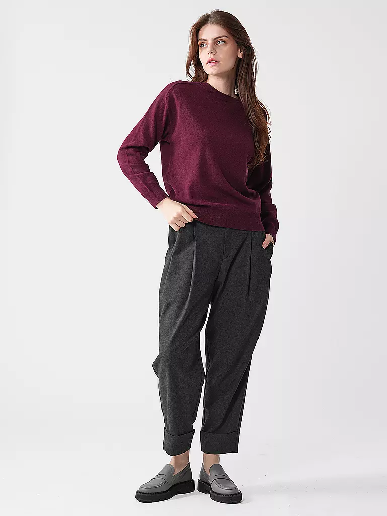 KATESTORM Kaschmirpullover  dunkelrot