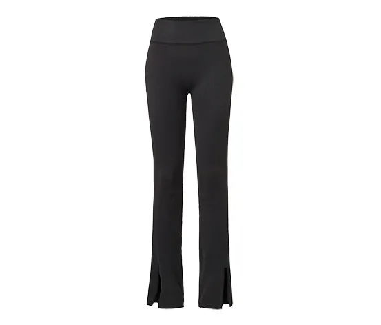 Seamless-Flared-Sporthose mit Schlitz