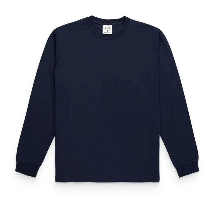 Talc T-shirt Manches Longues Sagace | Bleu marine