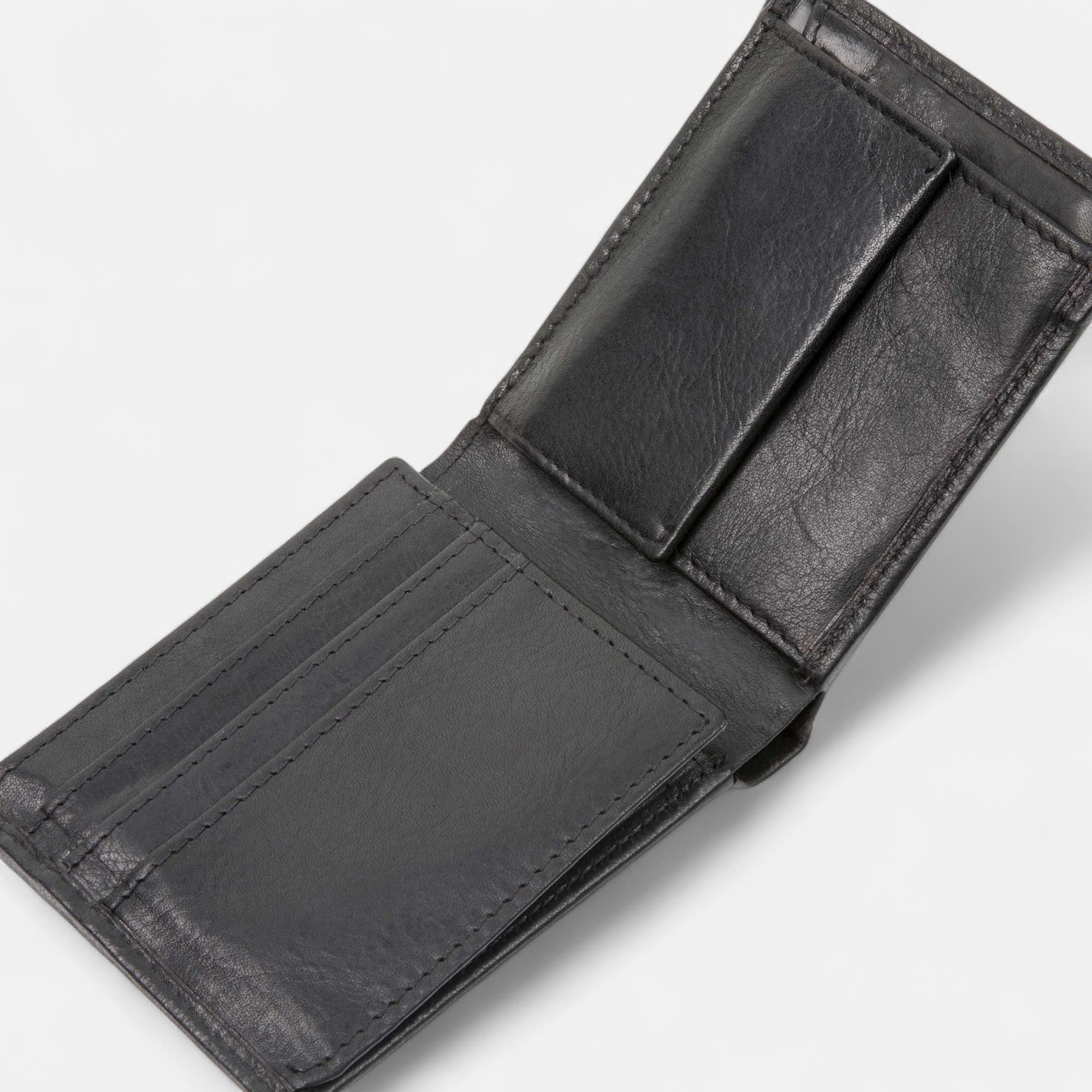 Petite maroquinerie en cuir noir
