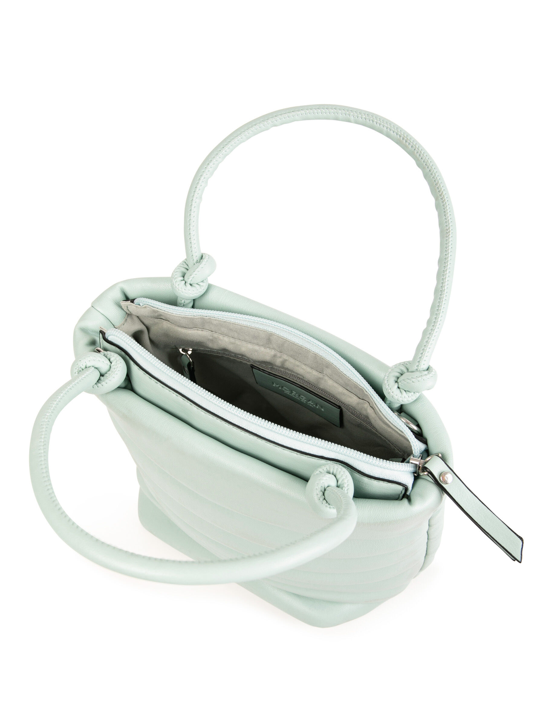 Sac seau avec fronces vert femme - vert