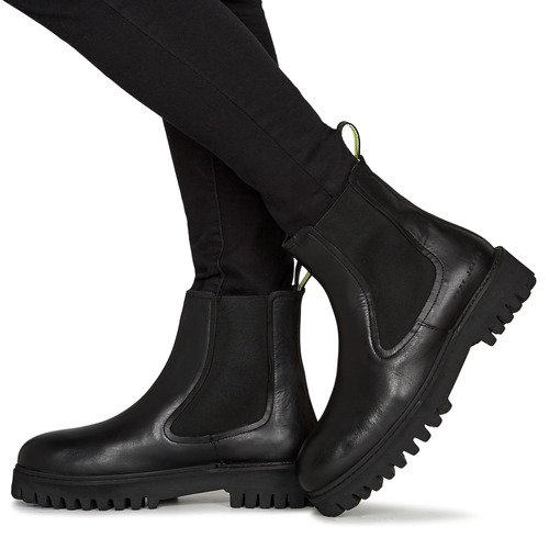 Pepe jeans - TRUCKER CHELSEA W - Noir