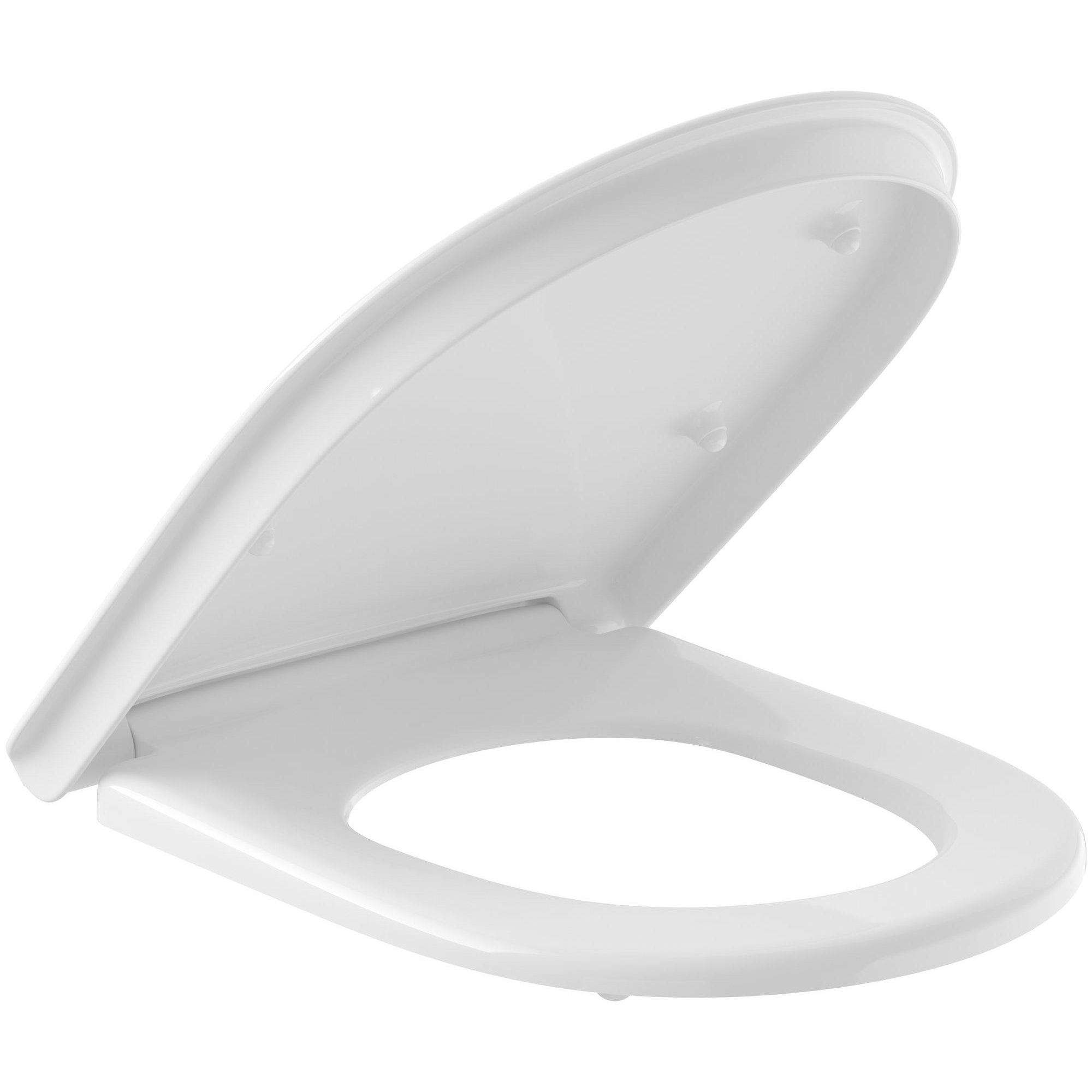 Villeroy & Boch ViCare toiletzitting met AntiBac wit glans