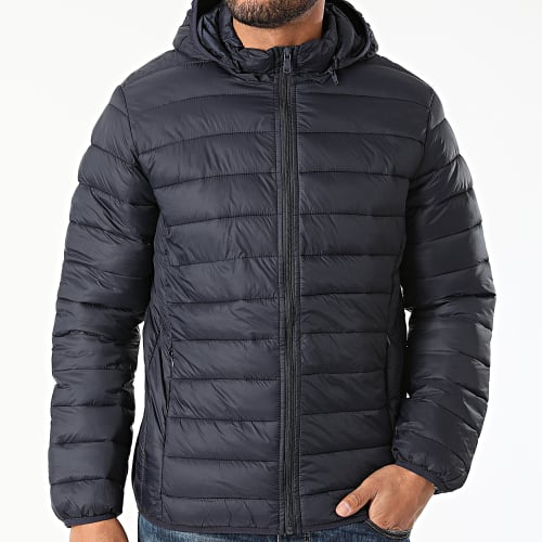 Doudoune Capuche 819 Bleu Marine
