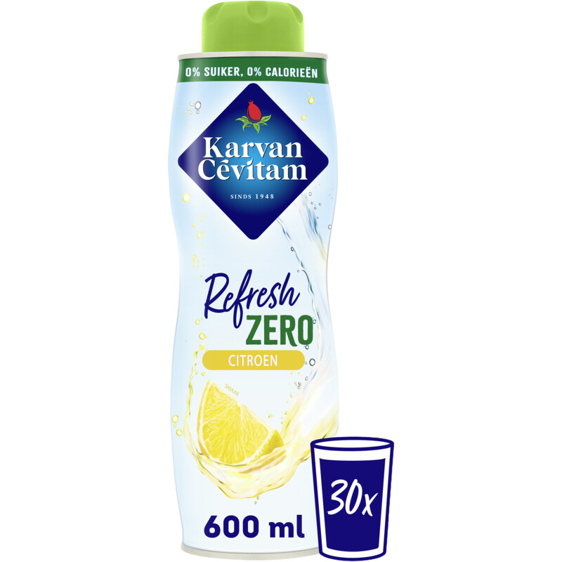 Karvan Cévitam Refresh Zero citroen siroop
