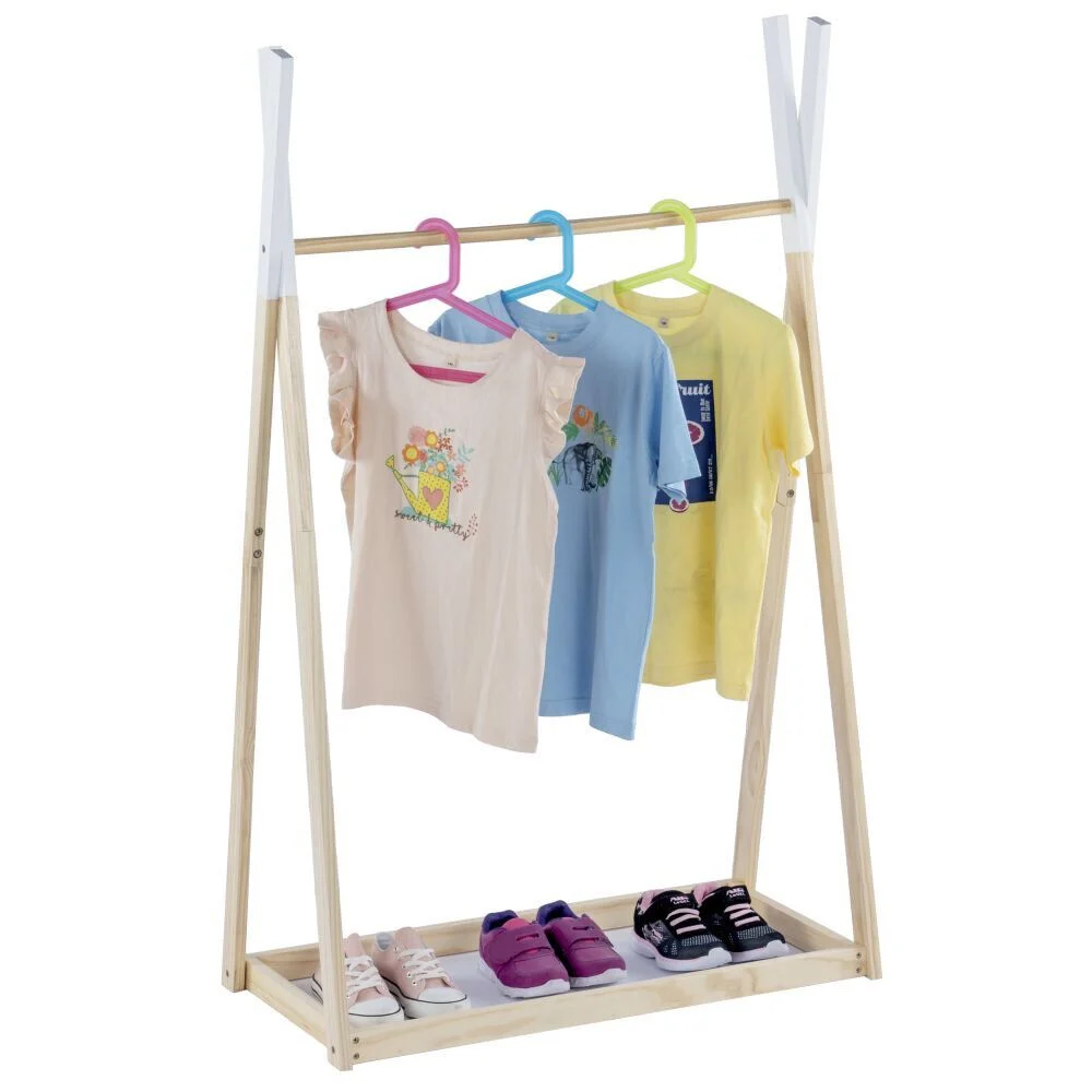 Penderie enfant en bois 78,5x39xH126cm