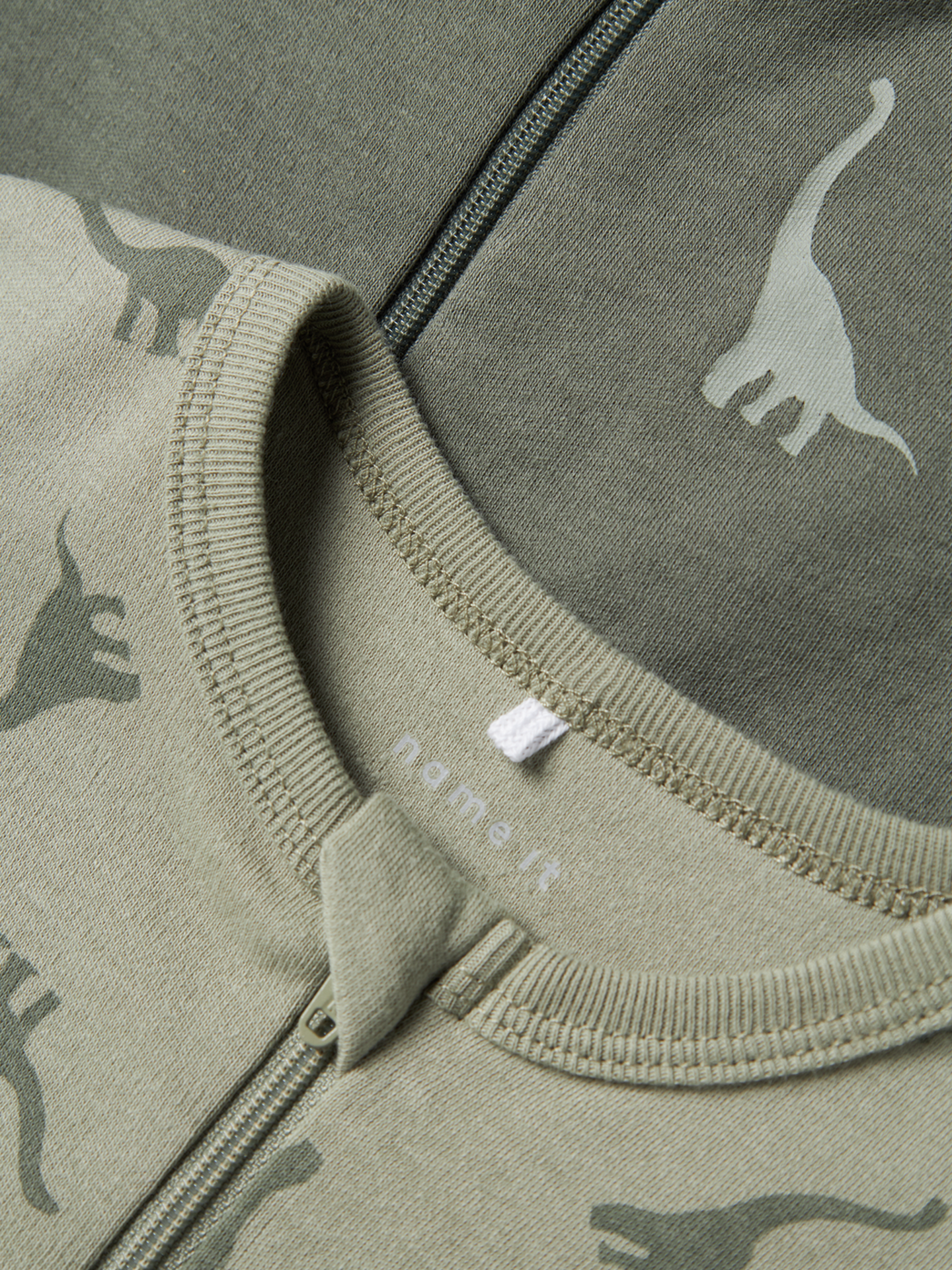 Nightsuit 2 Pack zip green dino