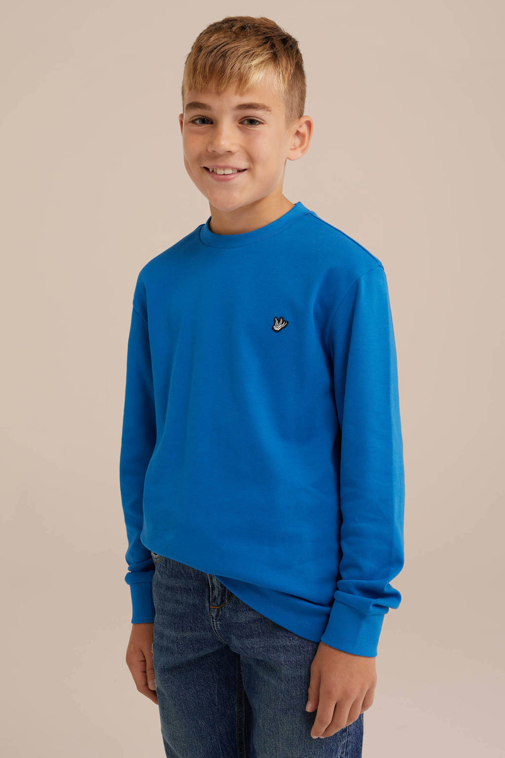WE Fashion sweater blauw