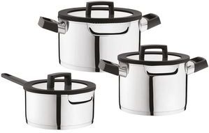 Essentials 6-delige kookpottenset Uqonic Downdraft - Métal - PFAS-vrij