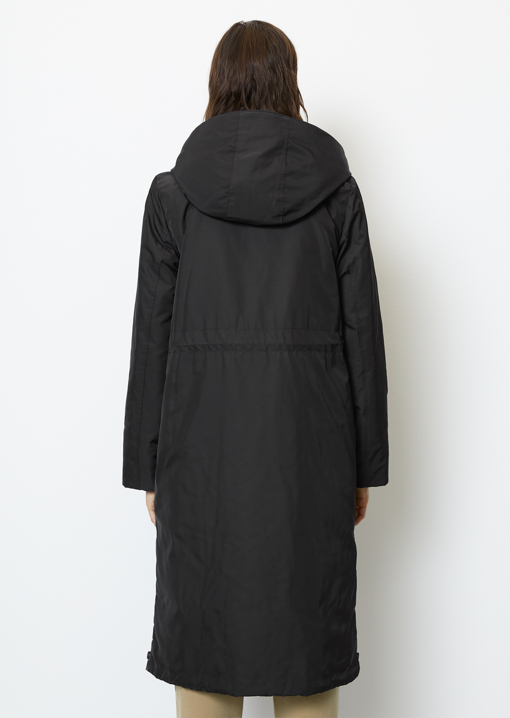 Wattierter Parka regularaus recyeltem Polyester-Twill WR
