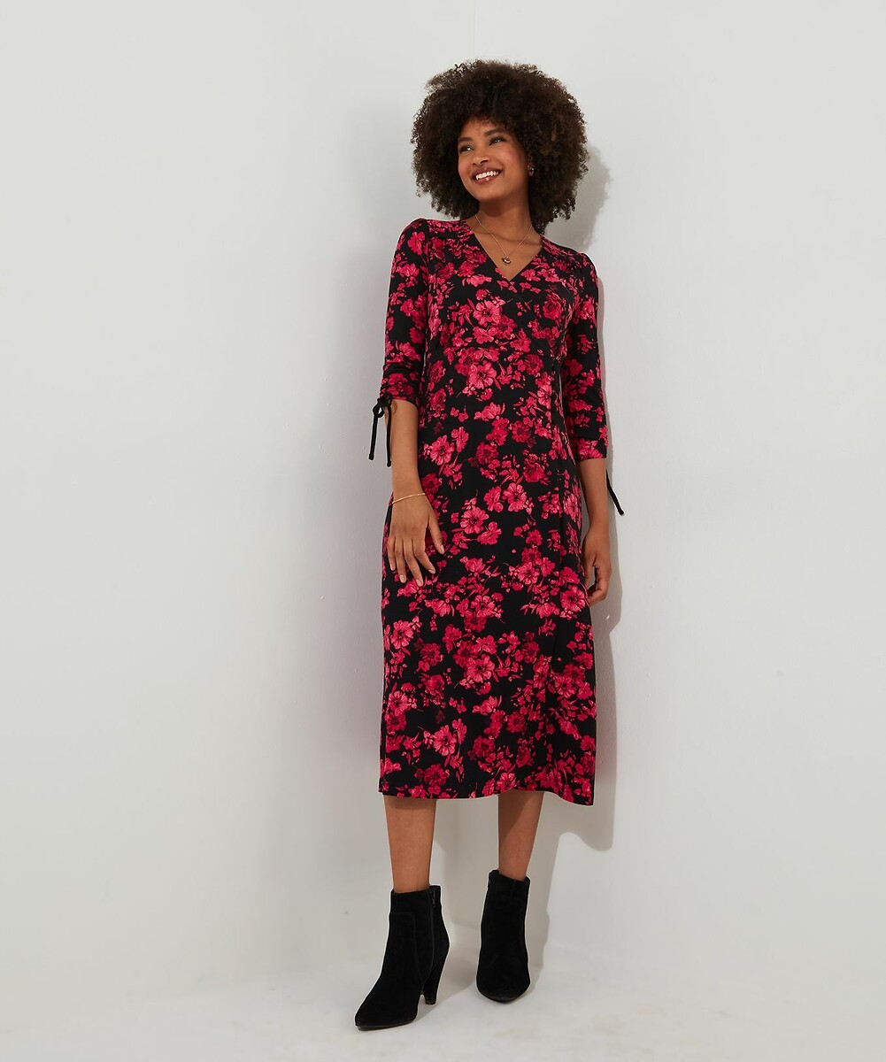 JOE BROWNS<br>Vestido envelope com flores