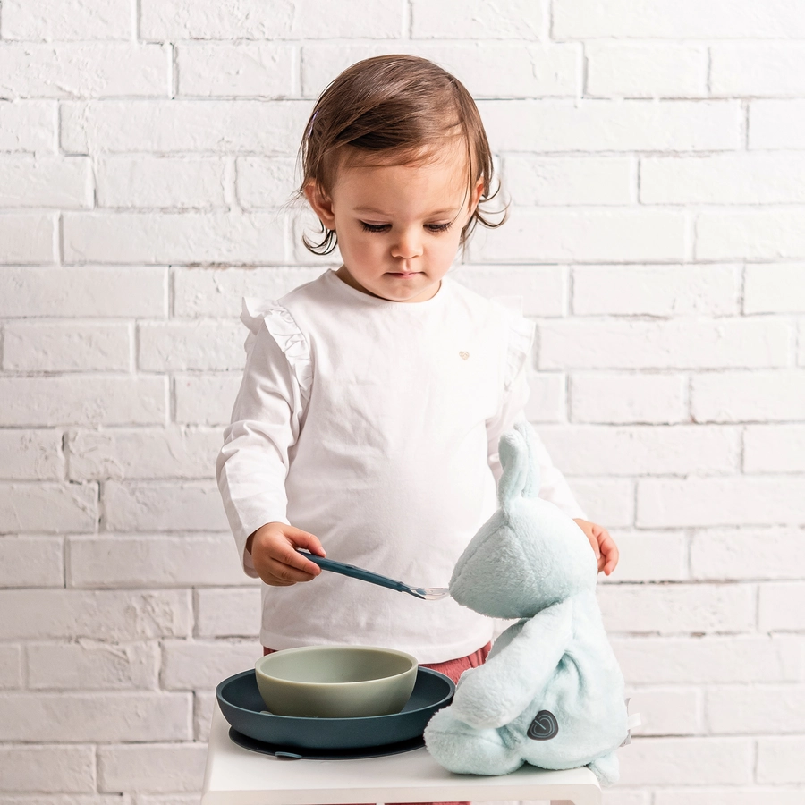 Nattou Esslern Set + Lätzchen Grün
