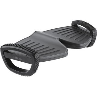 Repose-pieds, compact, noir