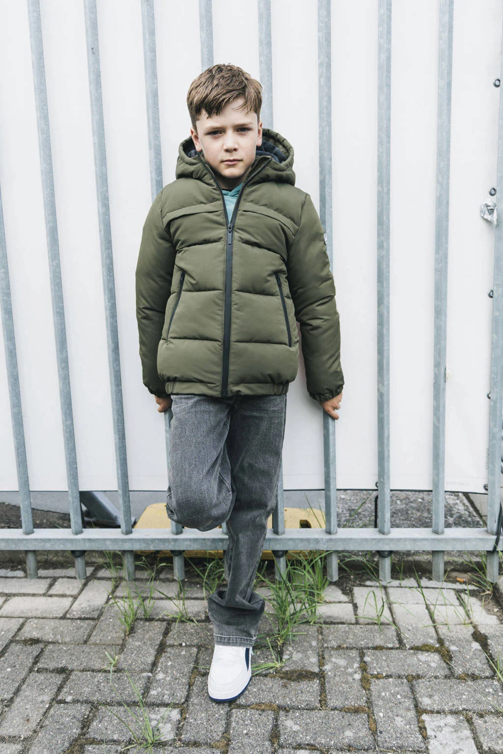 TYGO & vito NextGen gewatteerde jas donkergroen