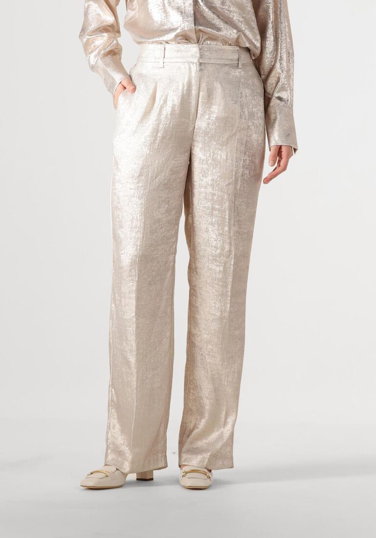 gouden dante6 pantalon charm metallic pants