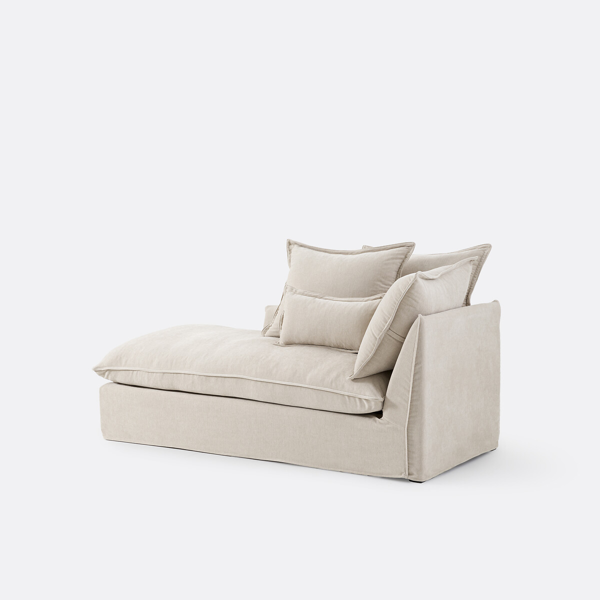 LA REDOUTE INTERIORS<br>Poltrona esquerda em poliéster mesclado, Odna