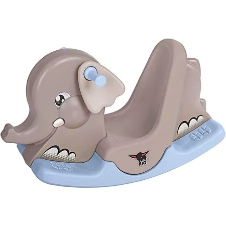 BIG Rocking-Elephant grau